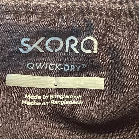 Skora Men's Gray Athletic Shorts Qwick-Dry gray size large - Picture 3 of 4